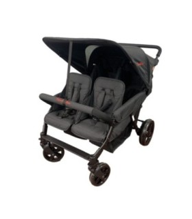 Poussette quadruple Familidoo Lidoo Star Full Black