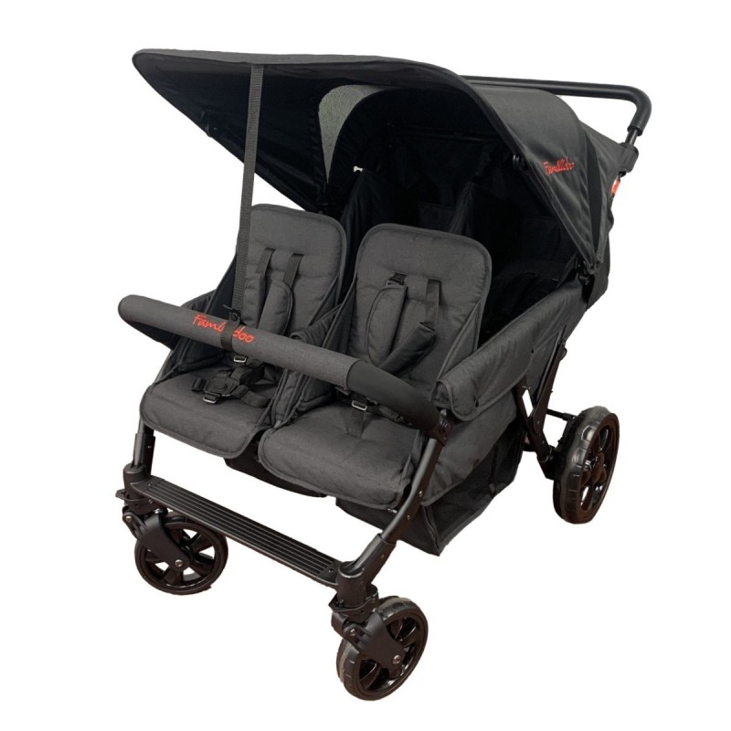 Poussette quadruple Familidoo Lidoo Star Full Black