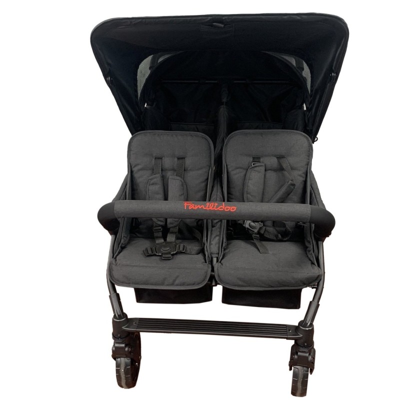 Poussette quadruple Familidoo Lidoo Star Full Black