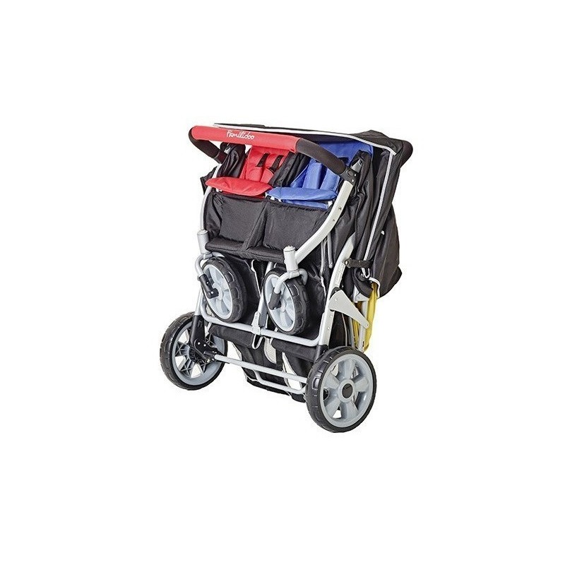Poussette 4 places Lidoo Star Full Black