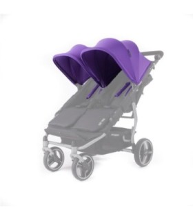 Canopy Violet Poussette Double Baby Monsters Easy Twin 3S