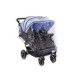 Poussette Double Baby Monsters Easy Twin 3S - Violet