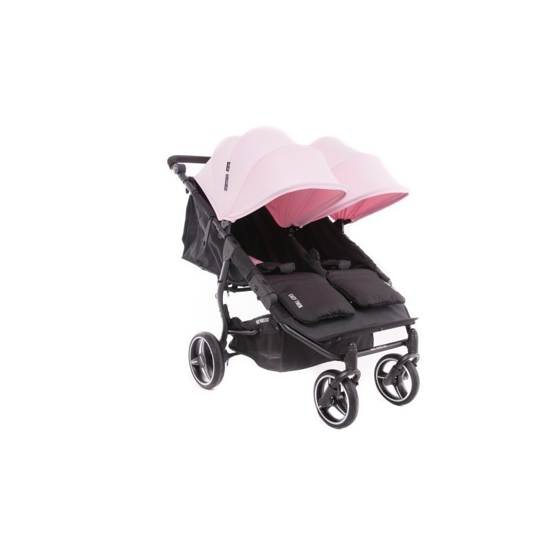 Poussette Double Baby Monsters Easy Twin 3S - Milkshake
