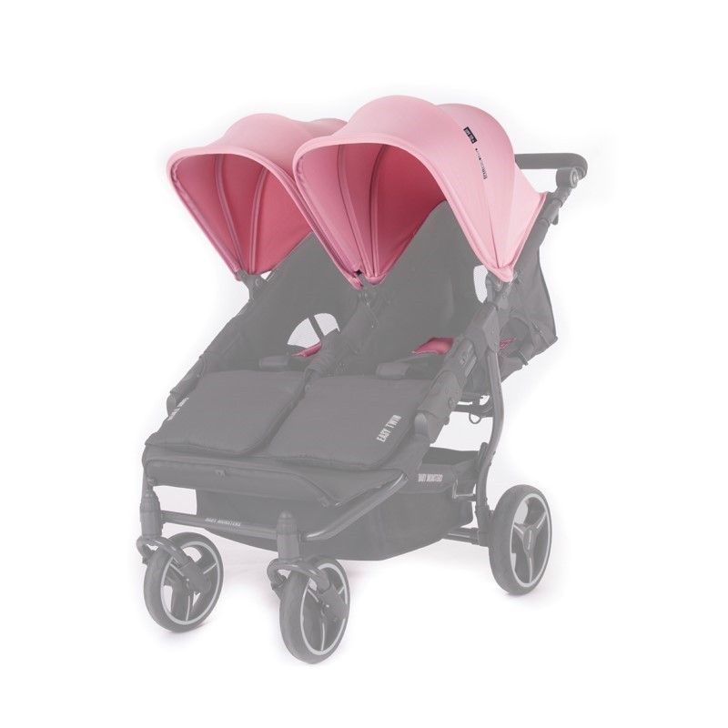 Poussette Double Baby Monsters Easy Twin 3S - Milkshake