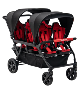 Poussette 6 places Assises Réversibles DSP6 Red