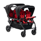 Poussette 6 places Assises Réversibles DSP6 Red