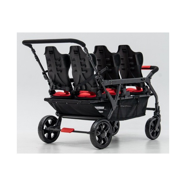 Poussette 6 places Assises Réversibles DSP6 Red
