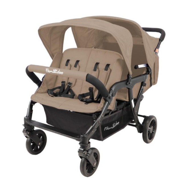 Poussette 4 places Lidoo Lite Beige Sand