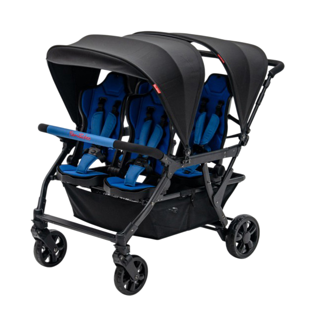 Poussette 4 places Assises Réversibles DSP4 Blue