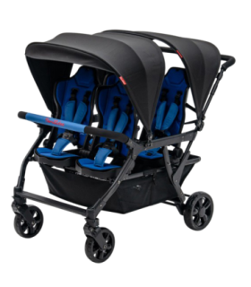 Poussette 4 places Assises Réversibles DSP4 Blue