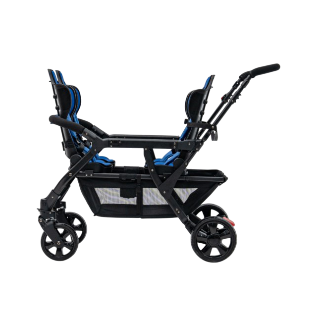 Poussette 4 places Assises Réversibles DSP4 Blue