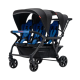 Poussette 4 places Assises Réversibles DSP4 Blue