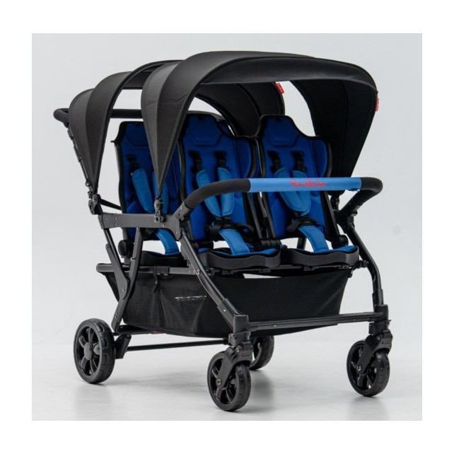 Poussette 4 places Assises Réversibles DSP4 Blue