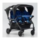 Poussette 4 places Assises Réversibles DSP4 Blue