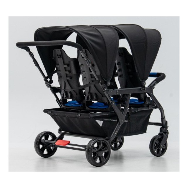 Poussette 4 places Assises Réversibles DSP4 Blue