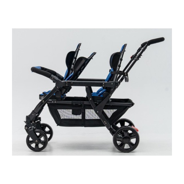Poussette 4 places Assises Réversibles DSP4 Blue