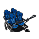 Poussette 4 places Assises Réversibles DSP4 Blue