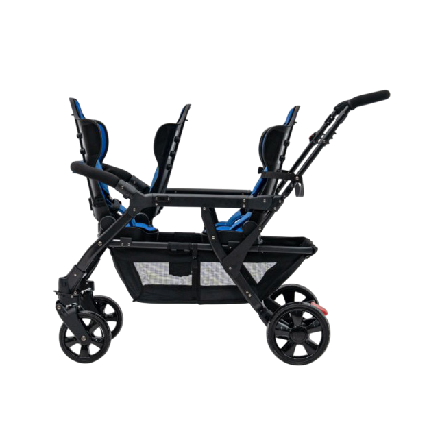 Poussette 4 places Assises Réversibles DSP4 Blue