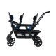Poussette 4 places Assises Réversibles DSP4 Blue