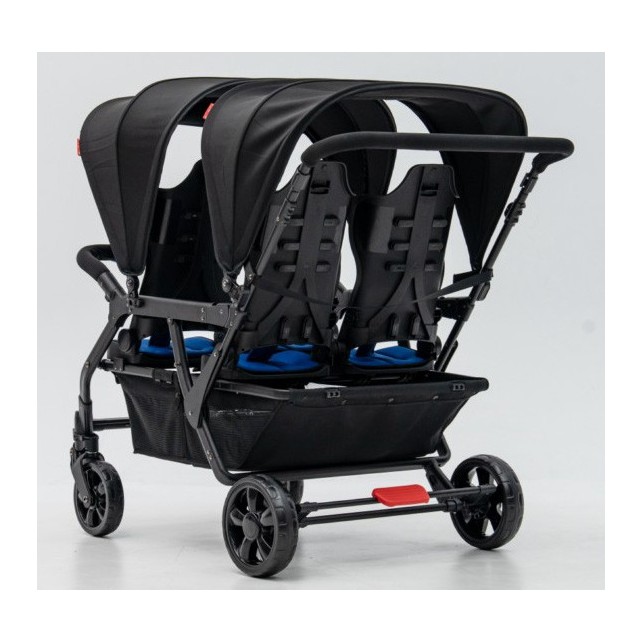 Poussette 4 places Assises Réversibles DSP4 Blue