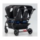 Poussette 4 places Assises Réversibles DSP4 Blue