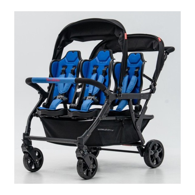 Poussette 4 places Assises Réversibles DSP4 Blue