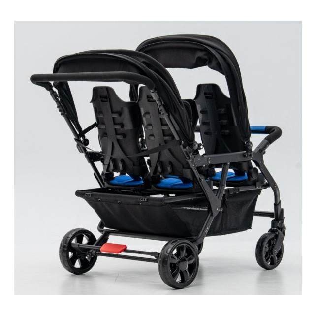 Poussette 4 places Assises Réversibles DSP4 Blue