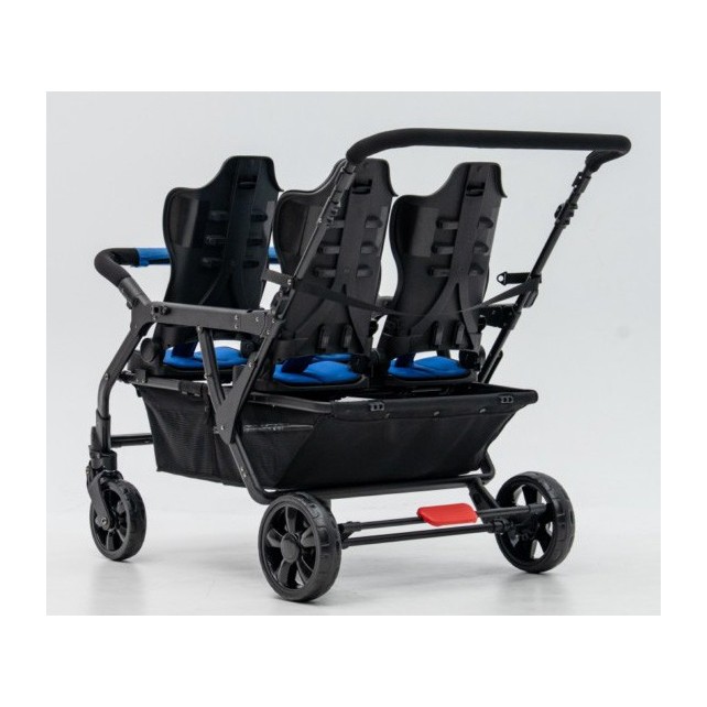 Poussette 4 places Assises Réversibles DSP4 Blue