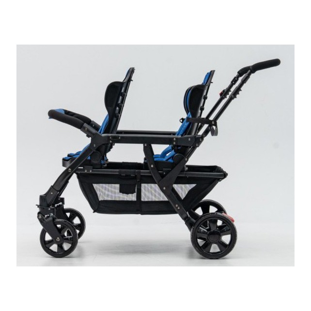 Poussette 4 places Assises Réversibles DSP4 Blue