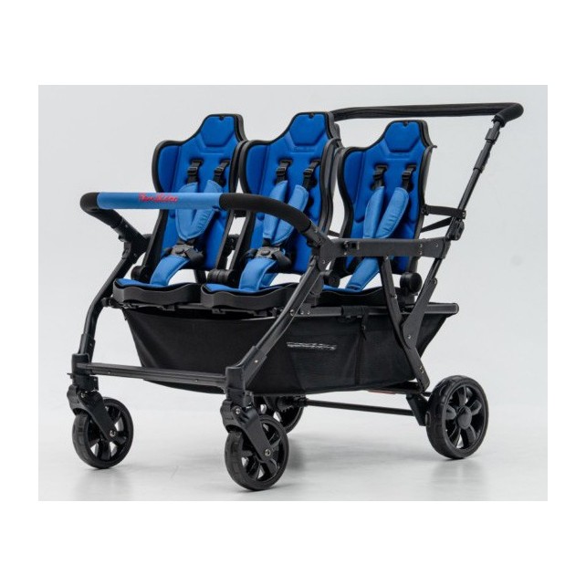 Poussette 4 places Assises Réversibles DSP4 Blue