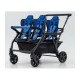 Poussette 4 places Assises Réversibles DSP4 Blue
