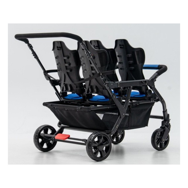 Poussette 4 places Assises Réversibles DSP4 Blue