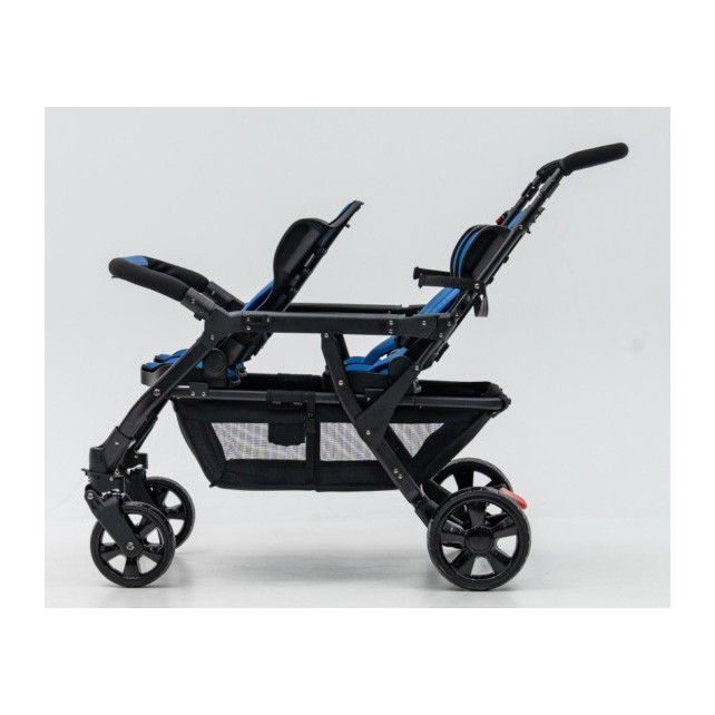 Poussette 4 places Assises Réversibles DSP4 Blue