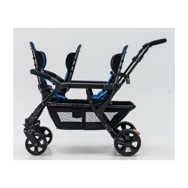 Poussette 4 places Assises Réversibles DSP4 Blue
