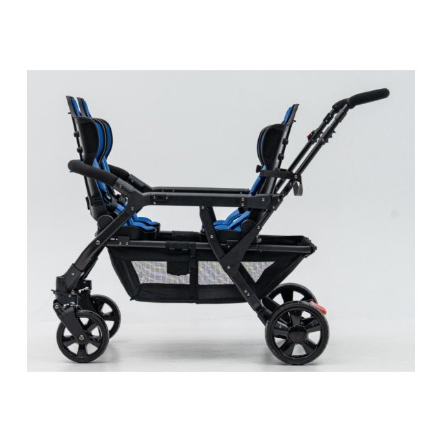 Poussette 4 places Assises Réversibles DSP4 Blue