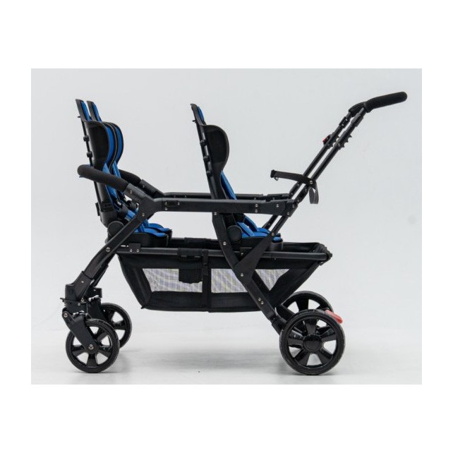 Poussette 4 places Assises Réversibles DSP4 Blue