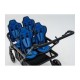 Poussette 4 places Assises Réversibles DSP4 Blue