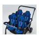 Poussette 4 places Assises Réversibles DSP4 Blue