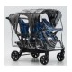 Poussette 4 places Assises Réversibles DSP4 Blue