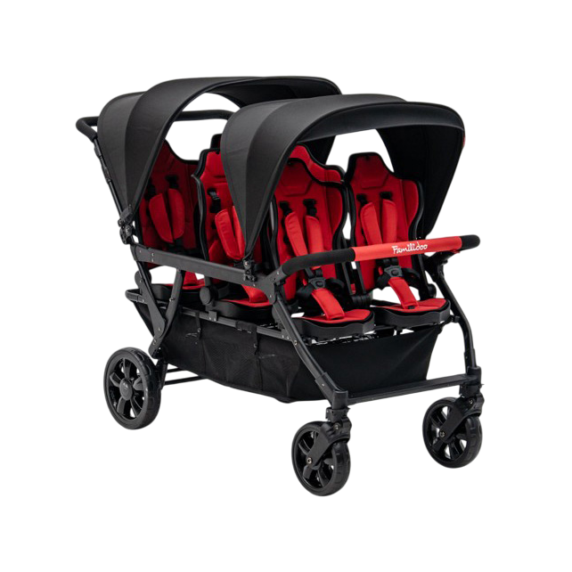 Poussette 6 places Assises Réversibles DSP6 Red