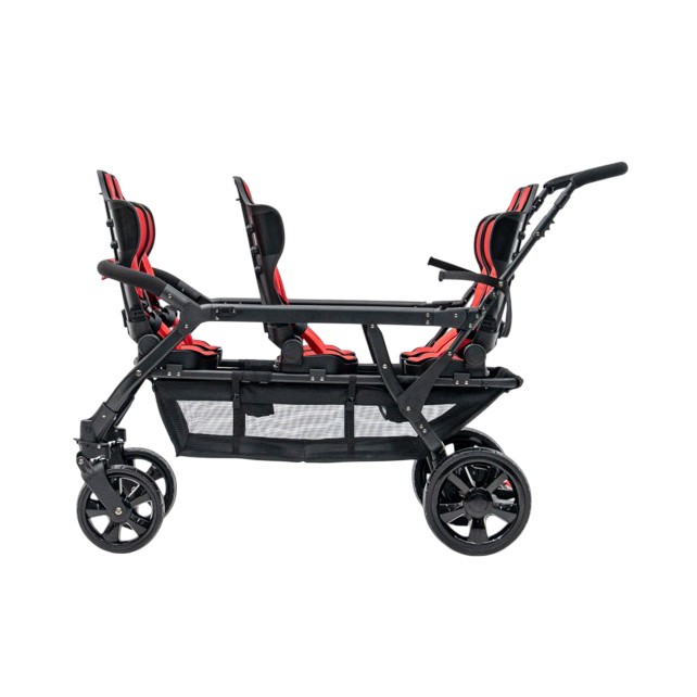 Poussette 6 places Assises Réversibles DSP6 Red