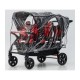 Poussette 6 places Assises Réversibles DSP6 Red