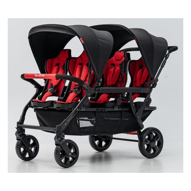 Poussette 6 places Assises Réversibles DSP6 Red
