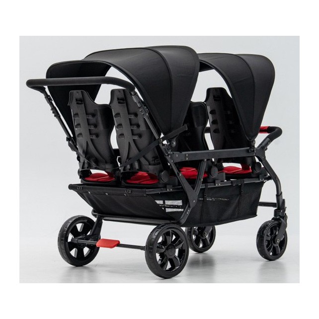 Poussette 6 places Assises Réversibles DSP6 Red