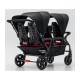Poussette 6 places Assises Réversibles DSP6 Red