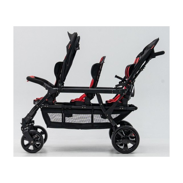 Poussette 6 places Assises Réversibles DSP6 Red