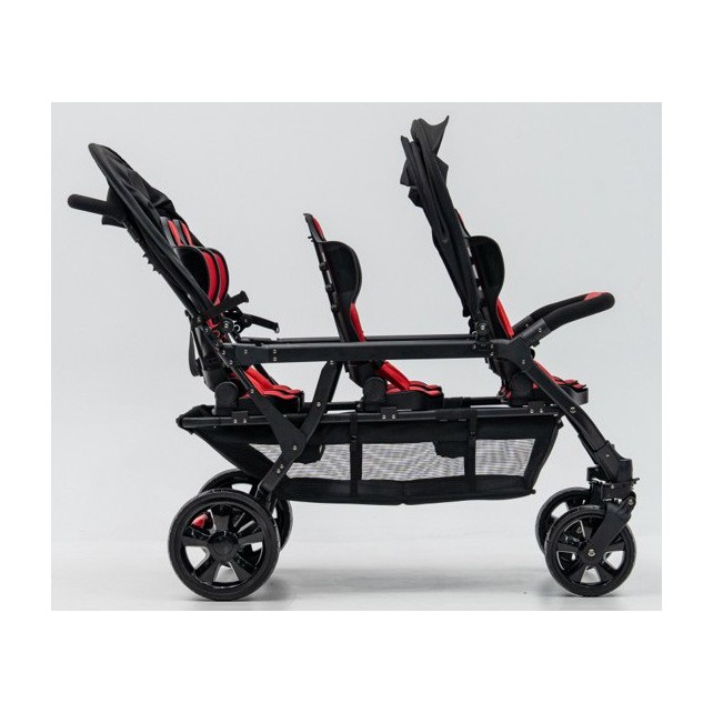 Poussette 6 places Assises Réversibles DSP6 Red