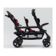 Poussette 6 places Assises Réversibles DSP6 Red
