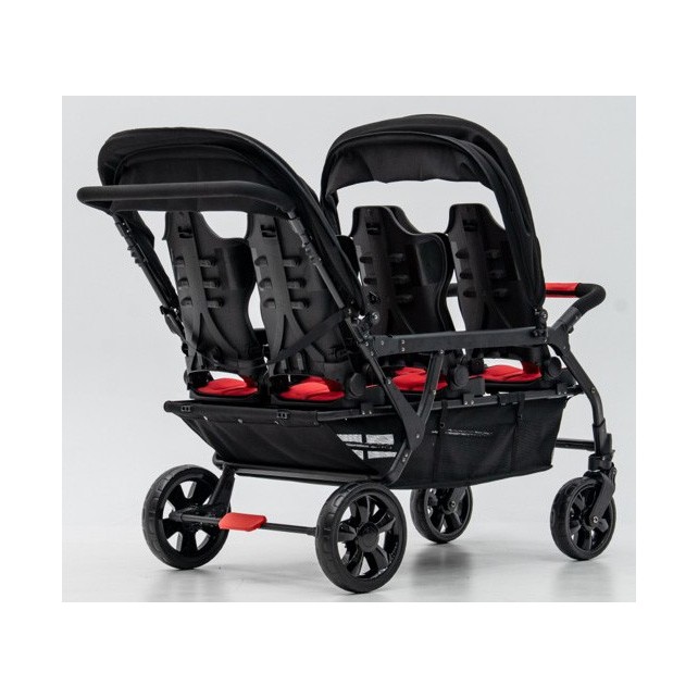 Poussette 6 places Assises Réversibles DSP6 Red