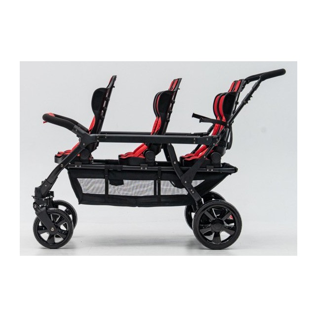 Poussette 6 places Assises Réversibles DSP6 Red